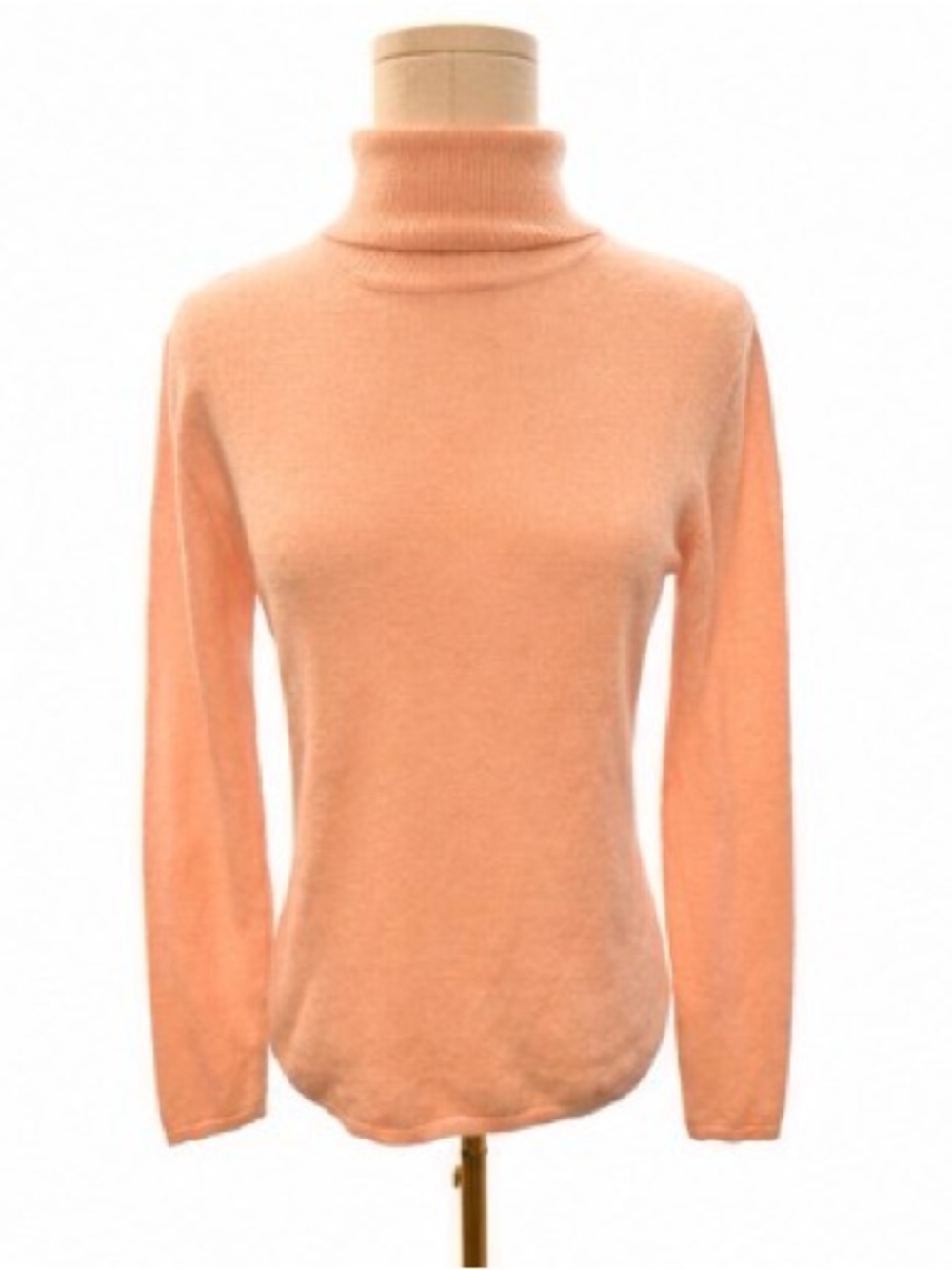 Samantha Taylor 100% Cashmere Turtleneck Sweater Pink Size Small Soft Luxury